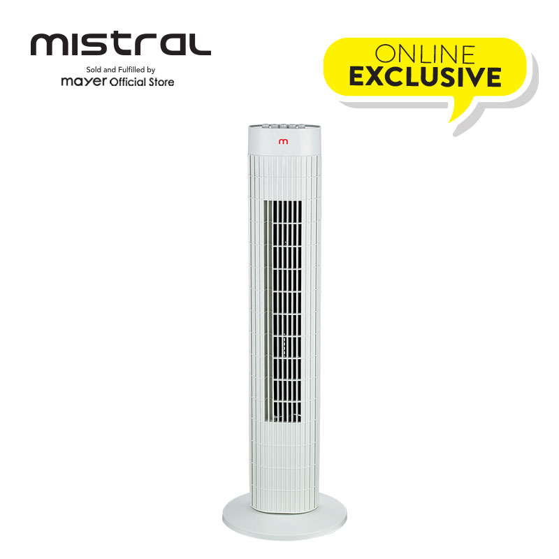Mistral Tower Fan MFD300 / Oscillation/ Speed Selection/ Timer/ 3 Years Fan Motor Warranty