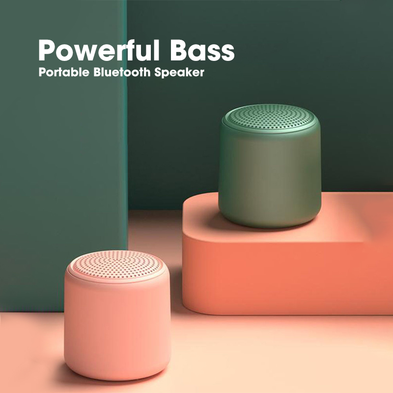 【Super Sound】Niye Mini TWS Wireless Bluetooth Speaker Portable Double Connection Loudspeaker Outdoor Column Music Soundbox Bass Waterproof Speaker