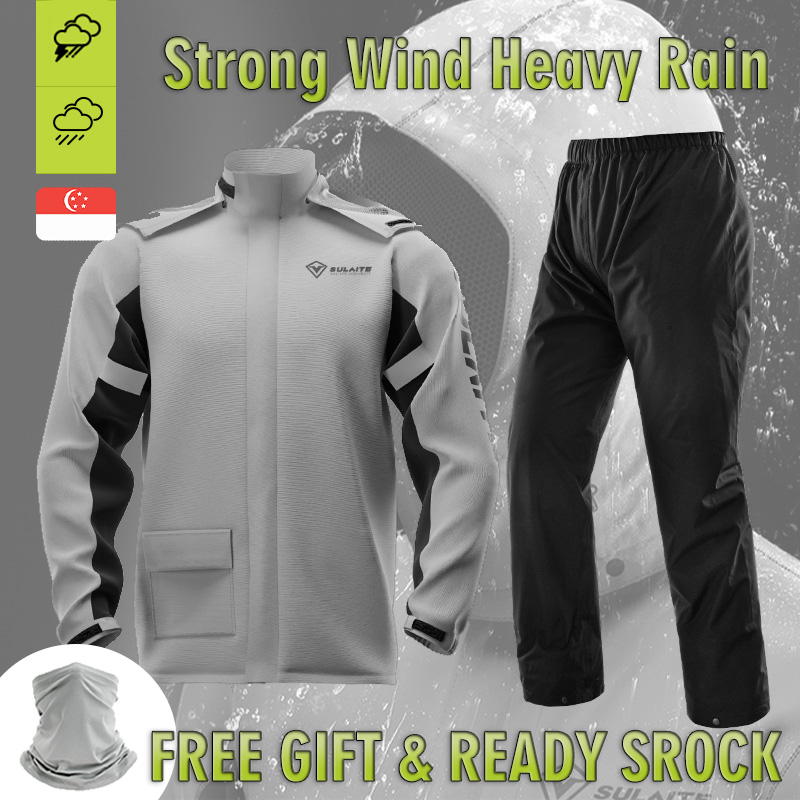 Breathable Motorcycle Raincoat Suit Men Lady Outdoor Rainwear Women Jumpsuit Ultrathin Rain Coat Waterproof Cycling Hiking Protect